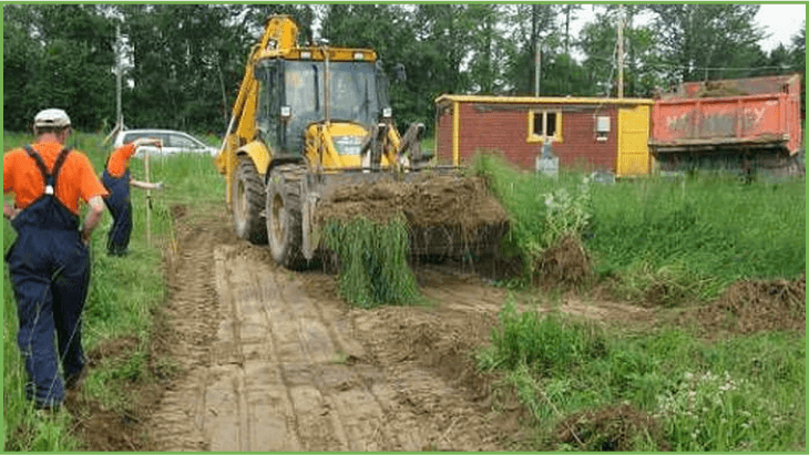 расчистка земельного участка под строительство дома